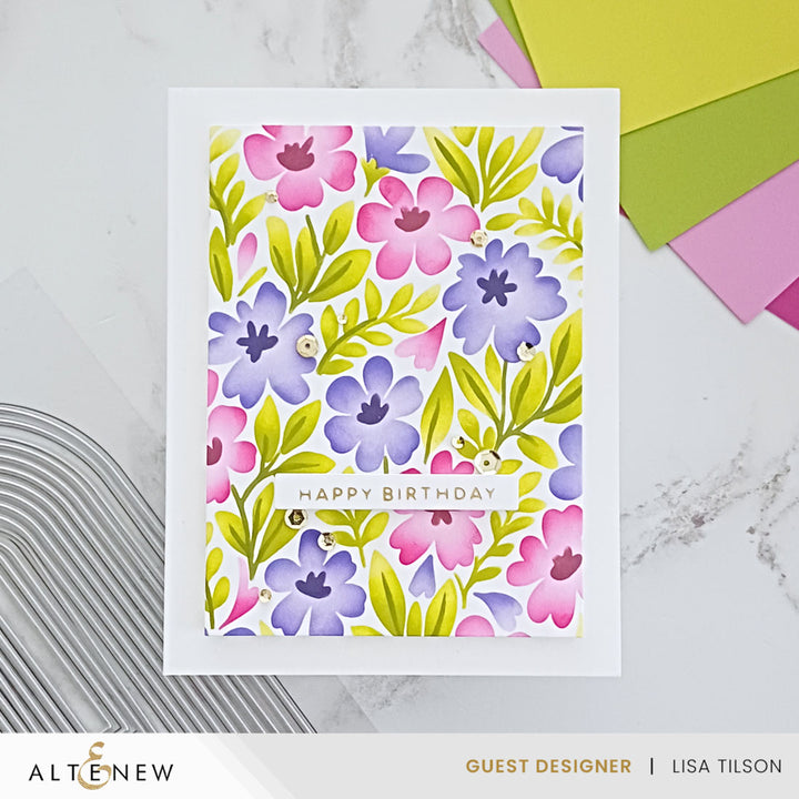 Stencil Stencil Art: Styled Backgrounds Layering Stencil Set (6 in 1)