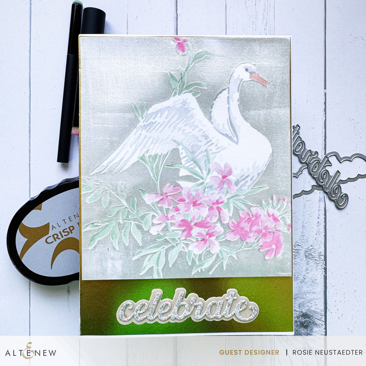 Stencil Stencil Art: Swan Serenade Layering Stencil Set (6 in 1)