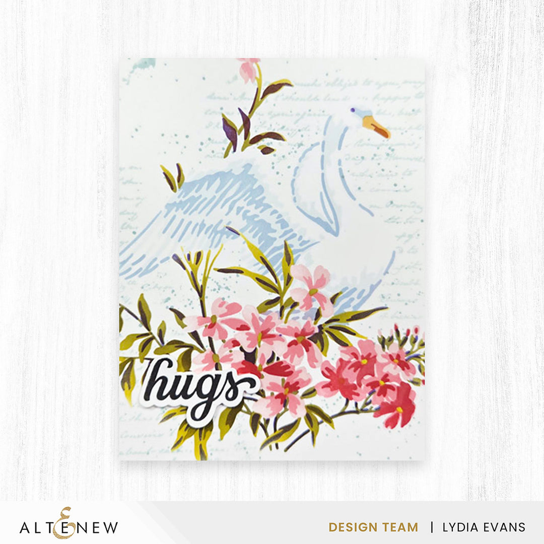 Stencil Stencil Art: Swan Serenade Layering Stencil Set (6 in 1)