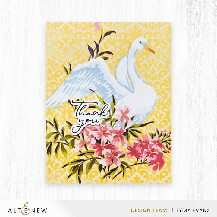 Stencil Stencil Art: Swan Serenade Layering Stencil Set (6 in 1)