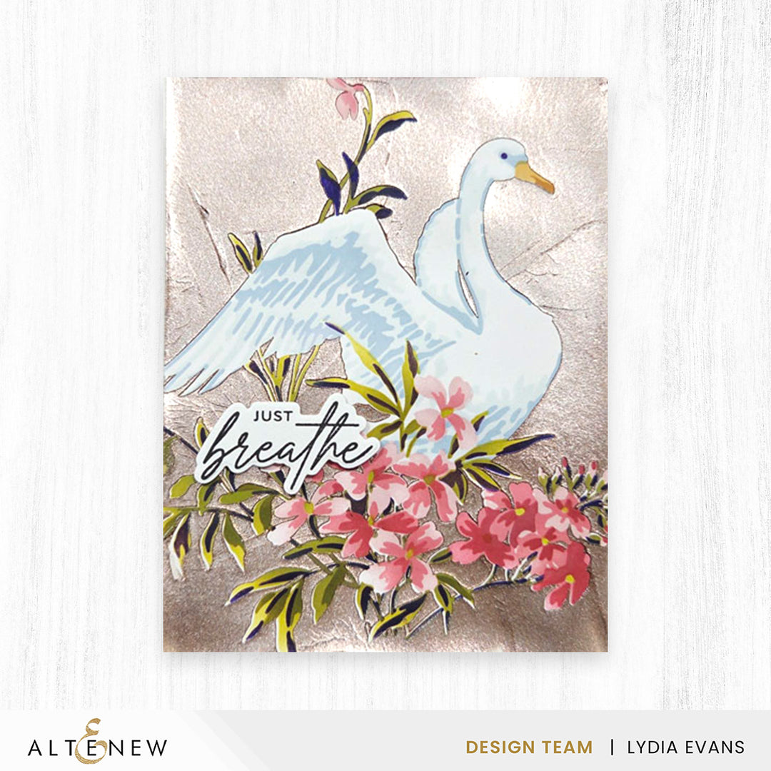 Stencil Stencil Art: Swan Serenade Layering Stencil Set (6 in 1)