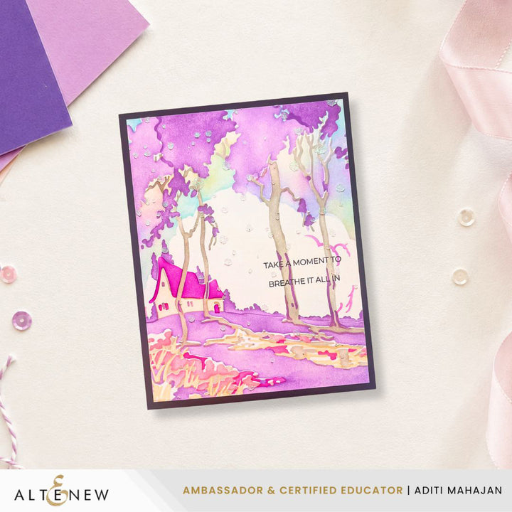 Stencil Stencil Art: Where Nature Meets Home Layering Stencil Set (6 in 1)