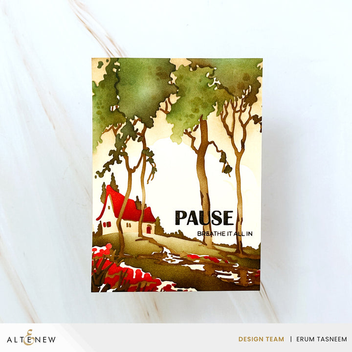 Stencil Stencil Art: Where Nature Meets Home Layering Stencil Set (6 in 1)