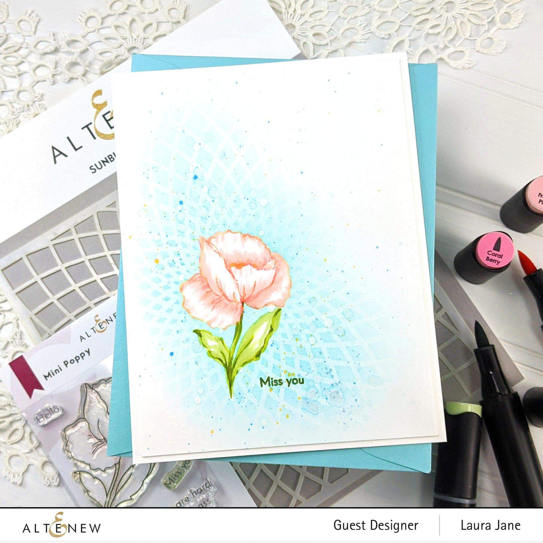 Stencil Sunburst Stencil