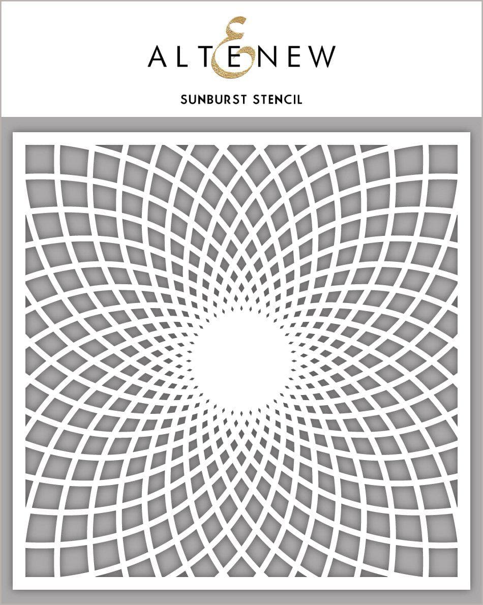 Stencil Sunburst Stencil