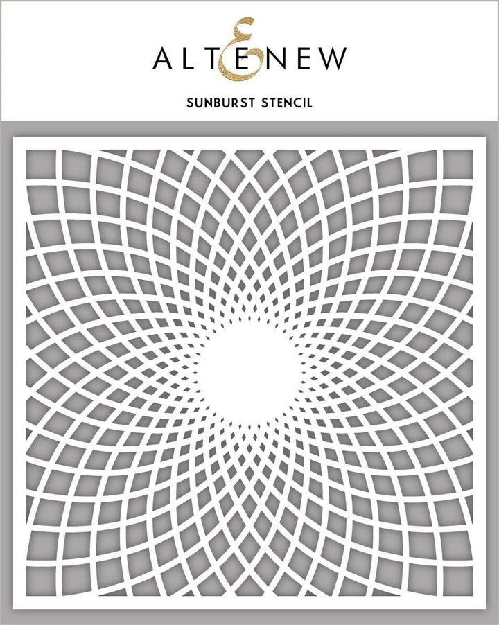Stencil Sunburst Stencil