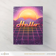 Stencil Sunset Horizon Stencil Set (2 in 1)