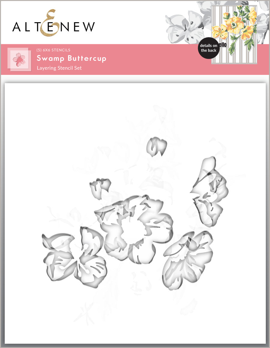 Stencil Swamp Buttercup Layering Stencil Set (5 in 1)