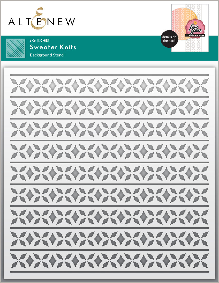 Stencil Sweater Knits Stencil