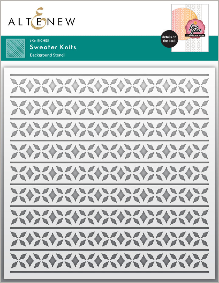 Stencil Sweater Knits Stencil