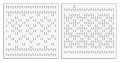 Stencil Sweater Pattern Builder Stencil Set (2 in 1)