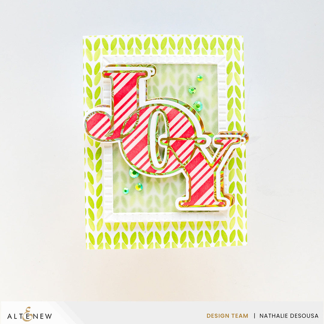 Stencil Sweater Pattern Builder Stencil Set (2 in 1)