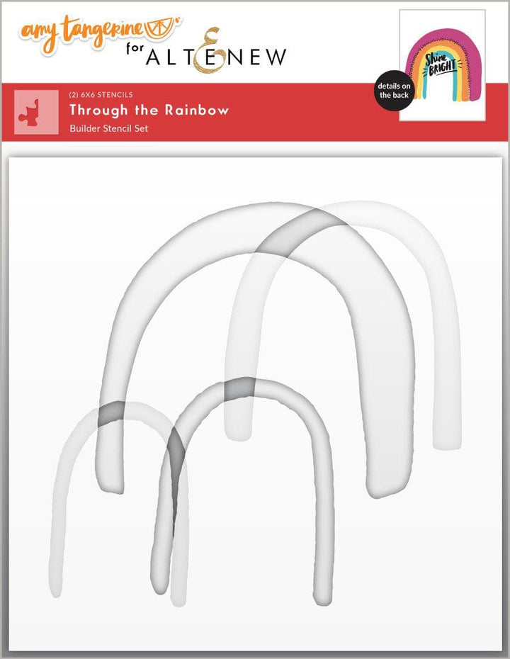 Stencil Through the Rainbow Stencil Set (2 in 1)