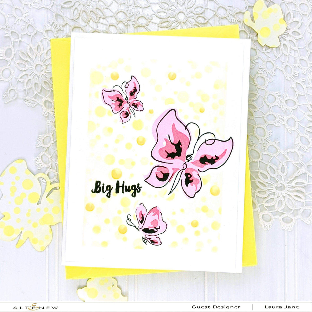 Stencil Tiny Bubbles Stencil