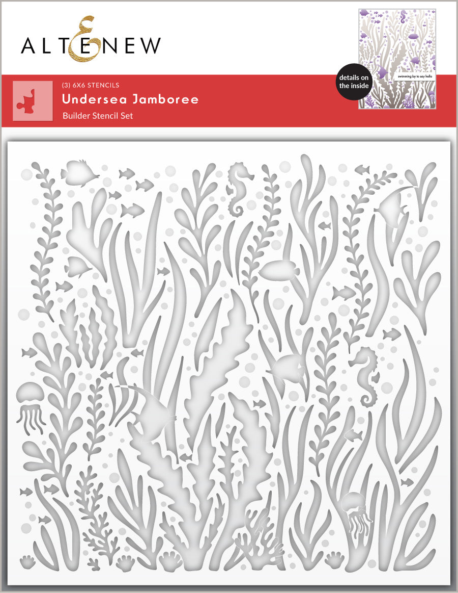 Stencil Undersea Jamboree Stencil Set (3 in 1)