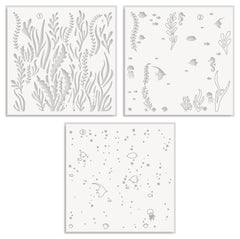 Stencil Undersea Jamboree Stencil Set (3 in 1)