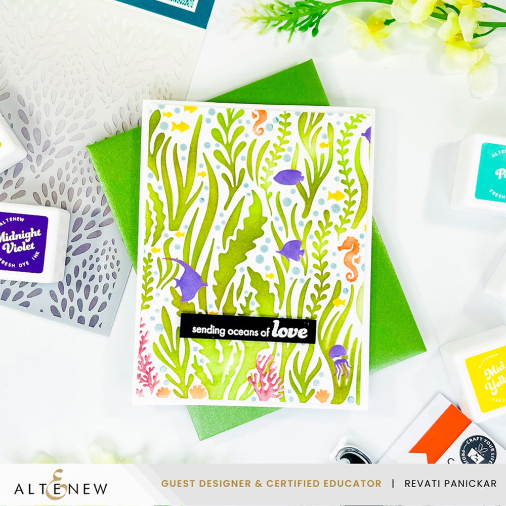 Stencil Undersea Jamboree Stencil Set (3 in 1)