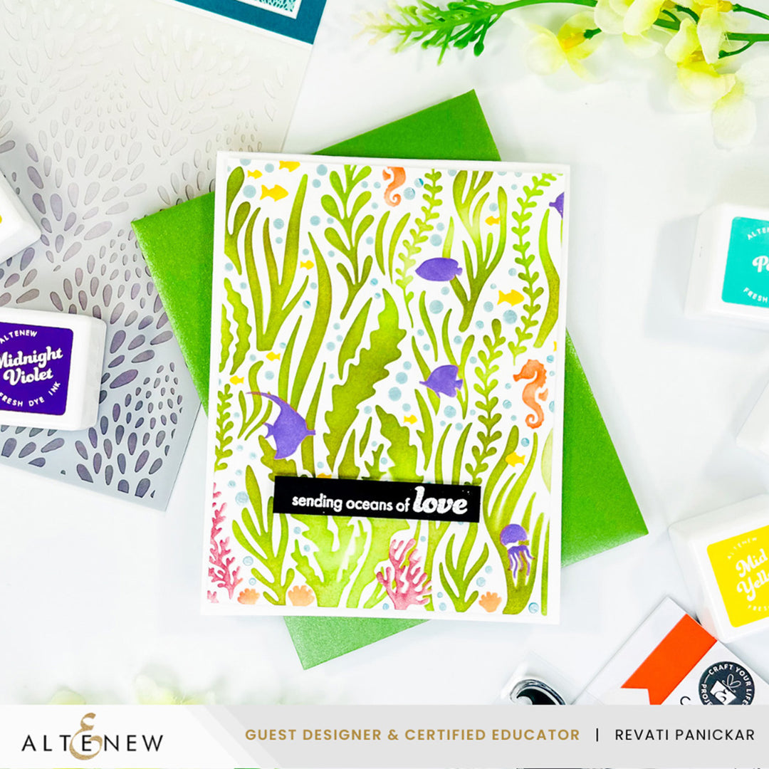 Stencil Undersea Jamboree Stencil Set (3 in 1)
