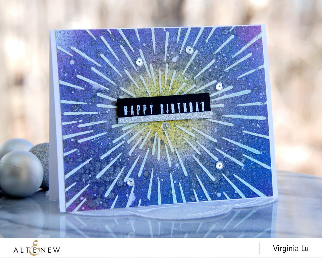 Stencil Warp Speed Stencil