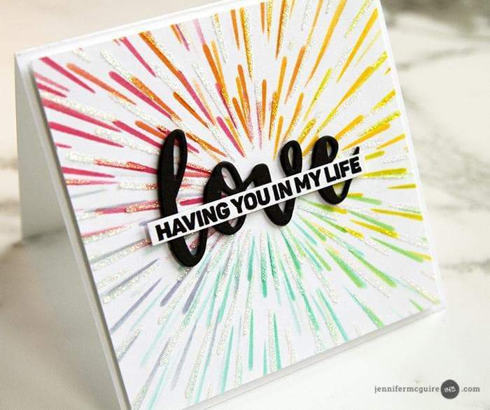 Stencil Warp Speed Stencil