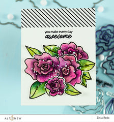 Stencil Wavy Roses Mask Stencil