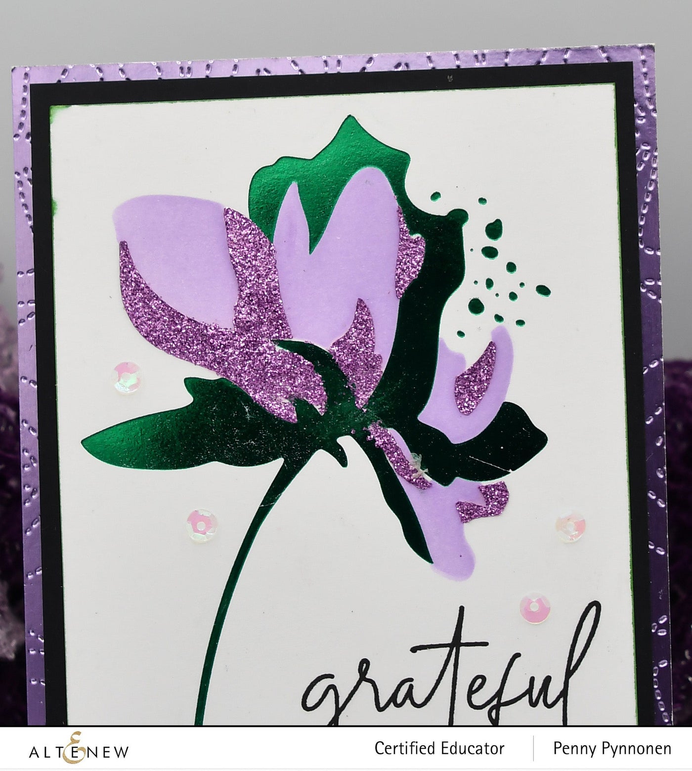 Stencil Whimsical Peony Simple Coloring Stencil