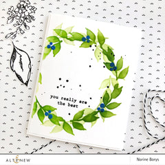 Stencil Wonderful Wreath Stencil