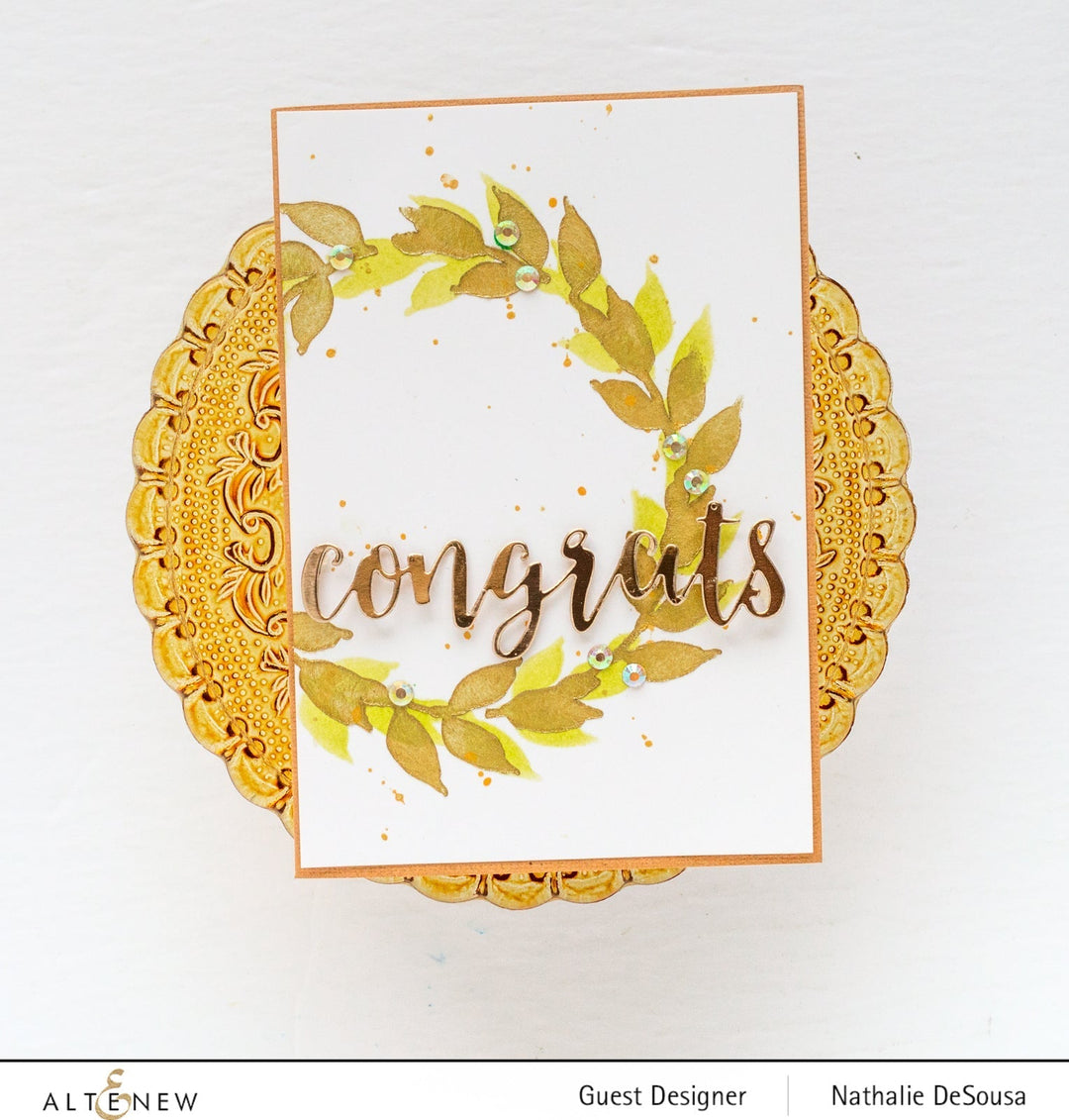 Stencil Wonderful Wreath Stencil