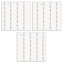 Stencil Woven Ribbon Builder Stencil Set (3 in 1)