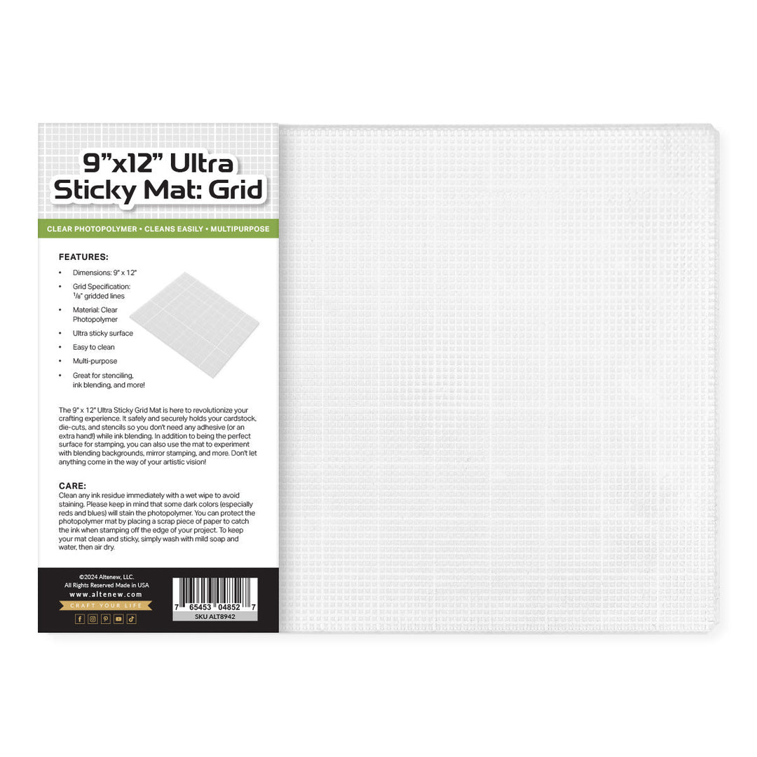Tools 9"x12" Ultra Sticky Mat: Grid