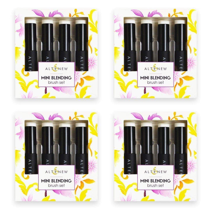 Tools Bundle 16 Mini Ink Blending Brush Bundle (4 Sets of 4 Brushes)