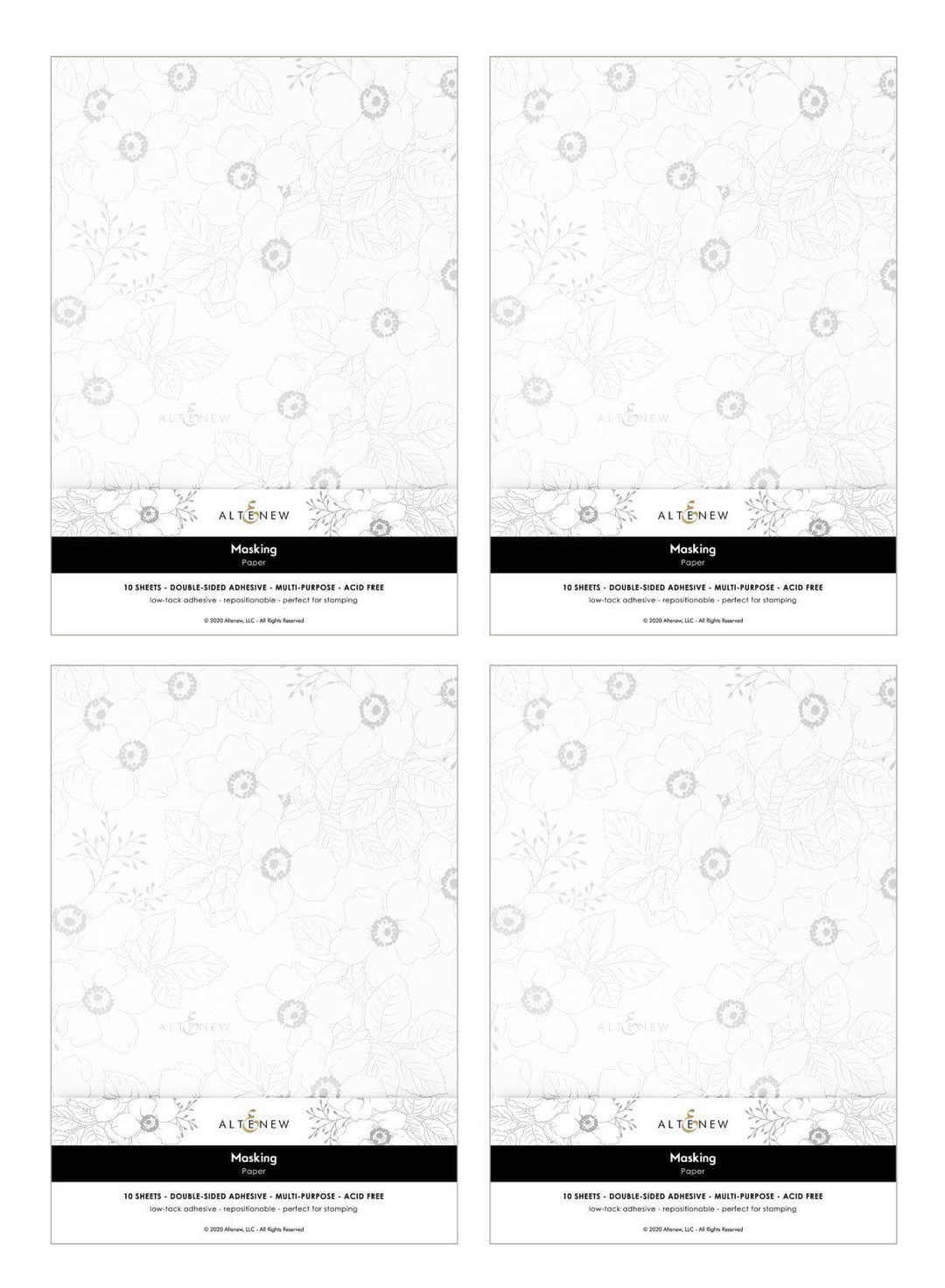 Tools Bundle 40 Masking Paper Sheets Unlimited Bundle (4 Sets of 10 Sheets)