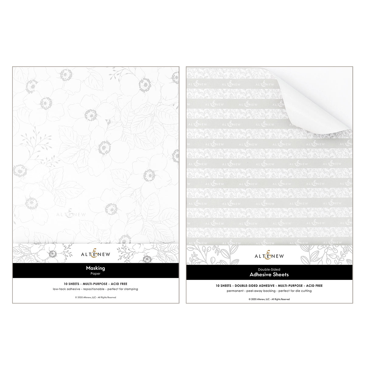 Tools Bundle Dreamy Masking Paper and Double-Sided Adhesive Sheets Bundle