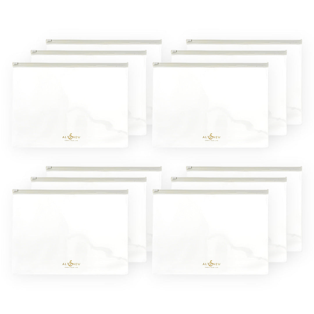 Tools Bundle Gray Zip 'n' Keep Pouches Bundle (12 pcs)