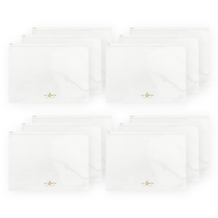 Tools Bundle White Zip 'n' Keep Pouches Bundle (12 pcs)