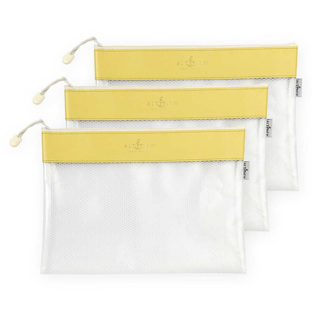 Tools Bundle Yellow Zip 'n' Stash Pouches Bundle (3 pcs)