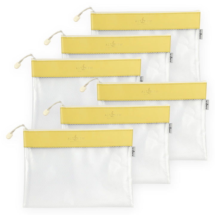 Tools Bundle Yellow Zip 'n' Stash Pouches Bundle (6 pcs)