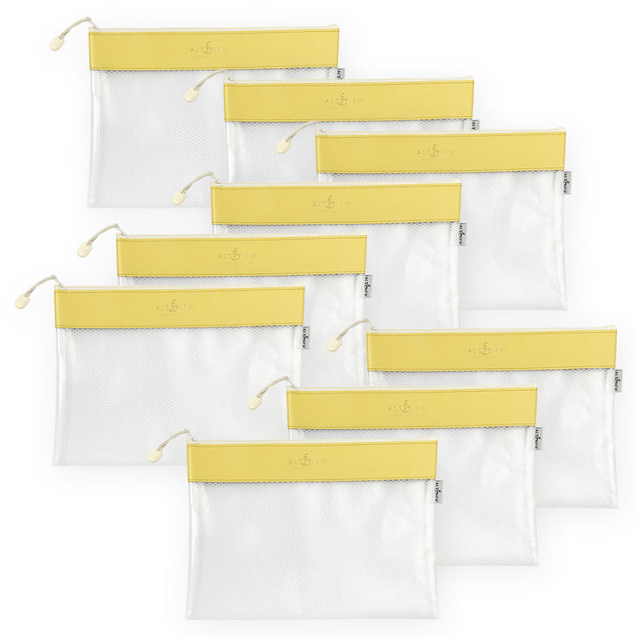 Tools Bundle Yellow Zip 'n' Stash Pouches Bundle (9 pcs)