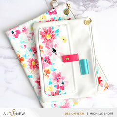 Tools Dreaming in Watercolor Pocket Zipper Pouch (235mm x 165mm)