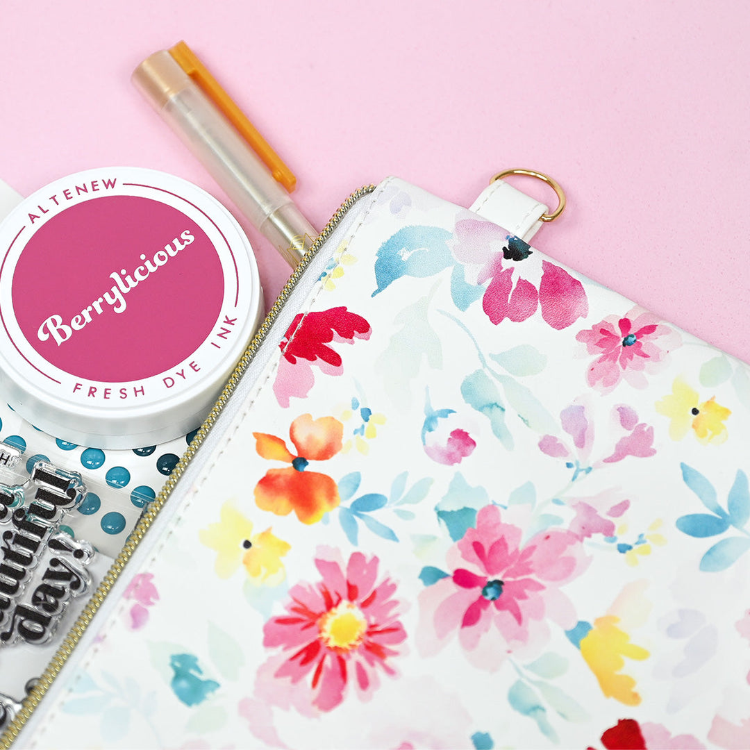 Tools Dreaming in Watercolor Zipper Pouch (280mm x 195mm)