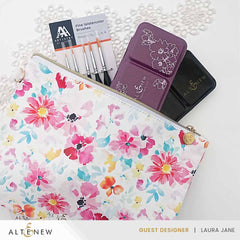 Tools Dreaming in Watercolor Zipper Pouch (280mm x 195mm)