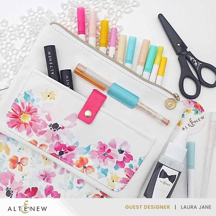 Tools Dreaming in Watercolor Zipper Pouch (280mm x 195mm)