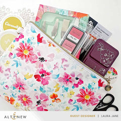 Tools Dreaming in Watercolor Zipper Pouch (280mm x 195mm)