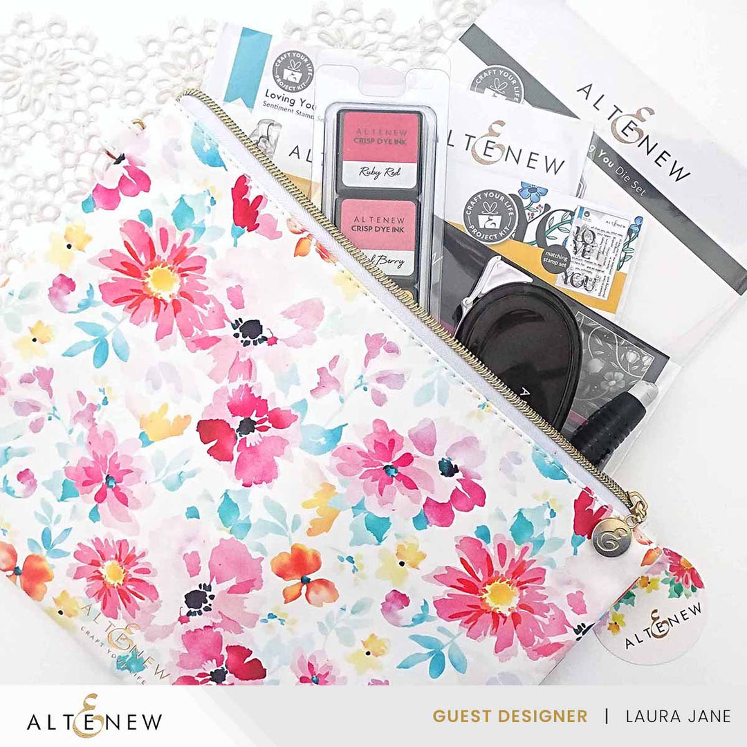 Tools Dreaming in Watercolor Zipper Pouch (280mm x 195mm)