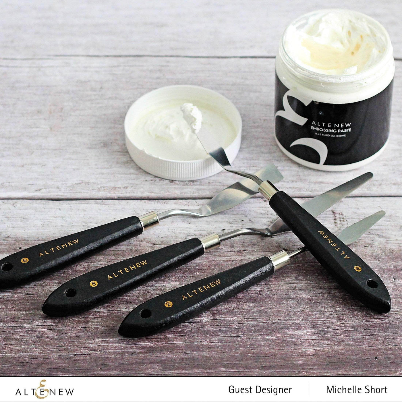 Tools & Embossing Paste Bundle Embossing Paste & ﻿﻿﻿﻿﻿﻿Palette Knife Bundle