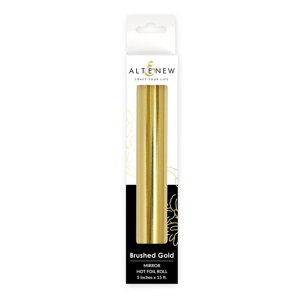 Tools Hot Foil Roll - Brushed Gold (Mirror)