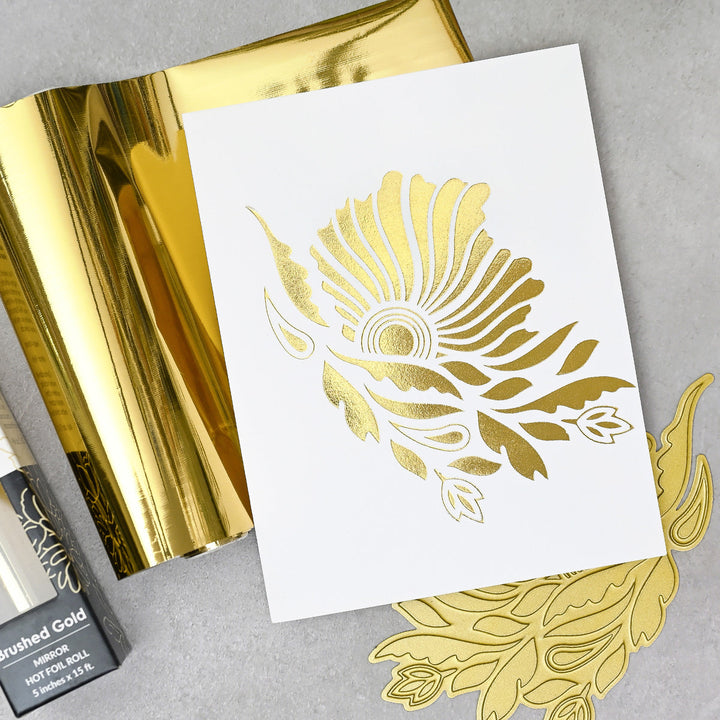 Tools Hot Foil Roll - Brushed Gold (Mirror)