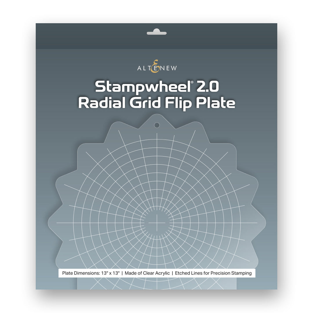 Tools Stampwheel 2.0 - Radial Grid Flip Plate