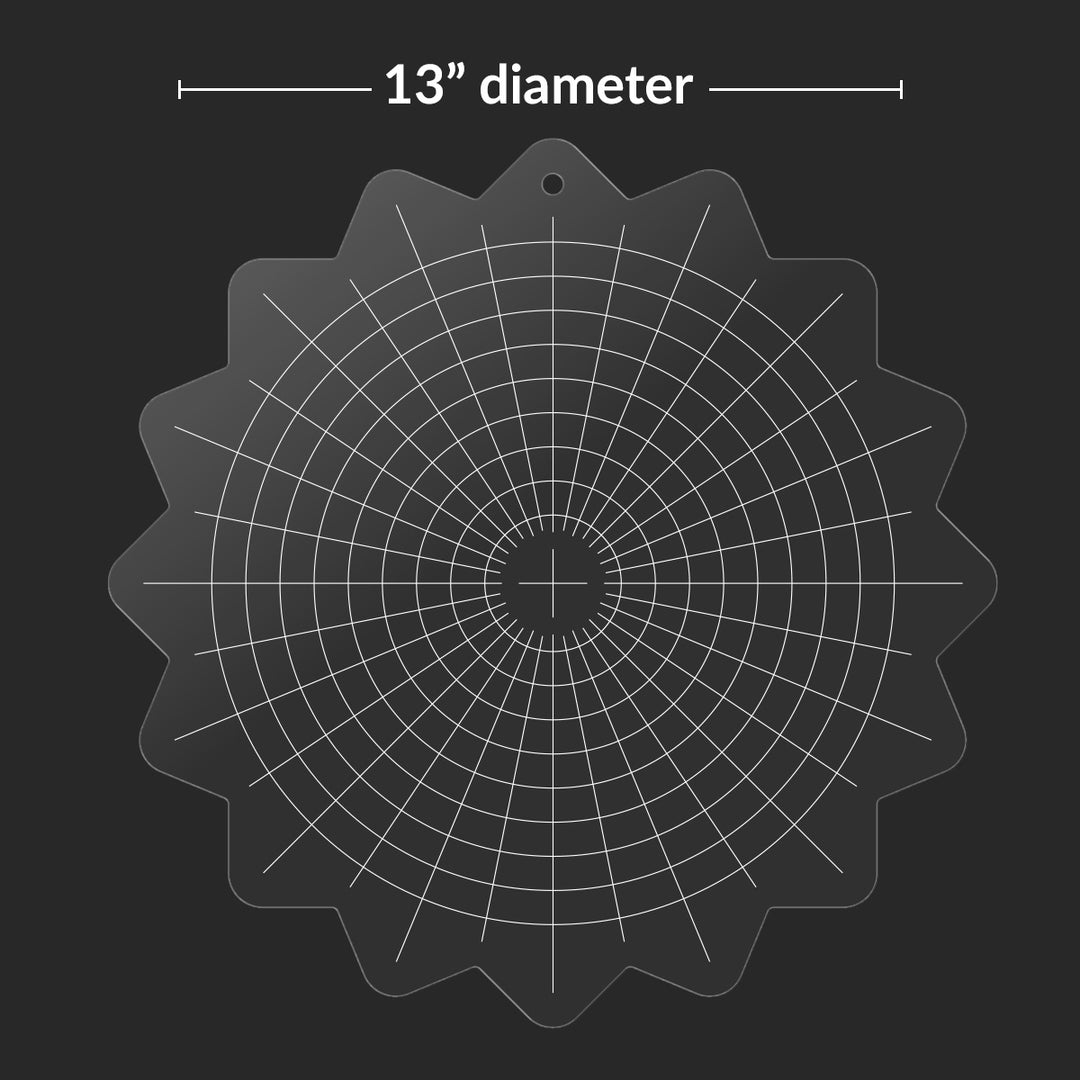 Tools Stampwheel 2.0 - Radial Grid Flip Plate