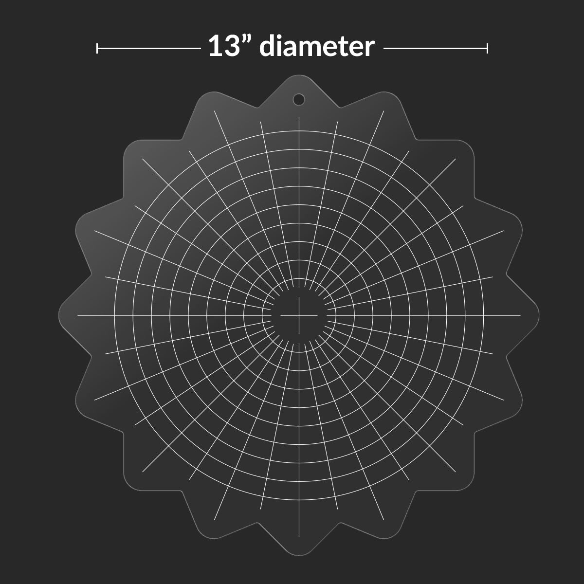 Tools Stampwheel 2.0 - Radial Grid Flip Plate
